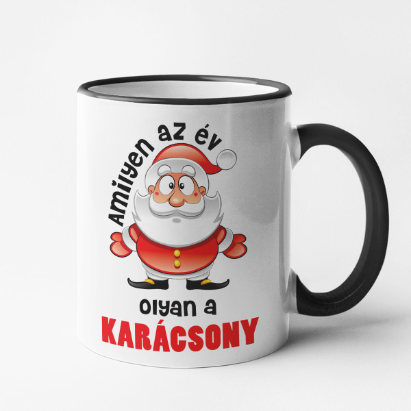 Bögre "Ahogy az év, úgy a karácsony"