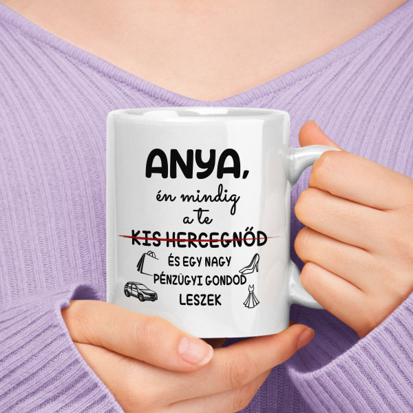 Bögre "Anya pénzügyi gondja"