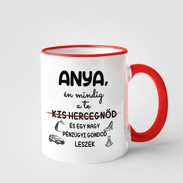 Bögre "Anya pénzügyi gondja"
