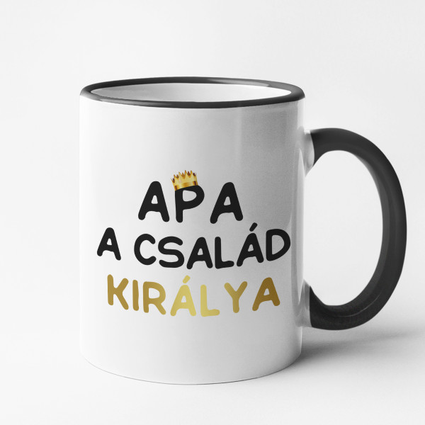 Bögre "Apa, a család királya"