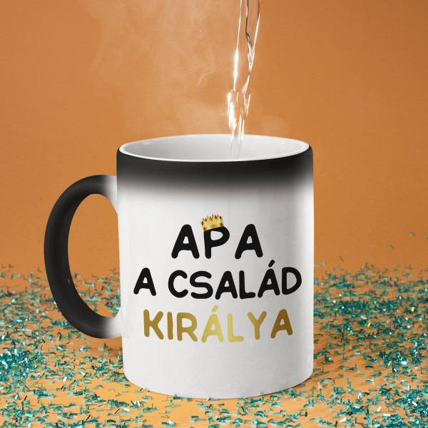Bögre "Apa, a család királya"