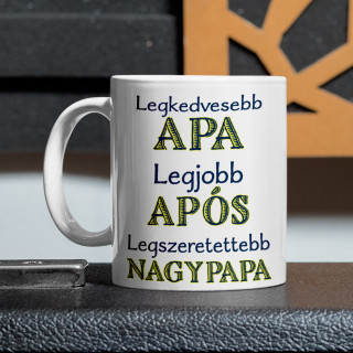 Bögre "Apa. Após. Nagyapa."