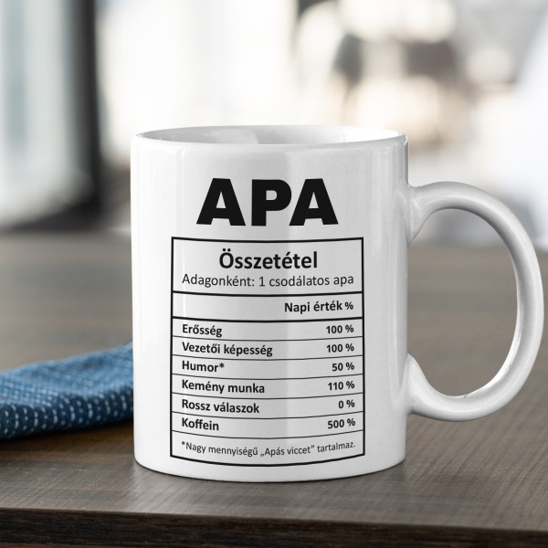 Bögre "Apa szerzeménye" Bögre "Apa szerzeménye"