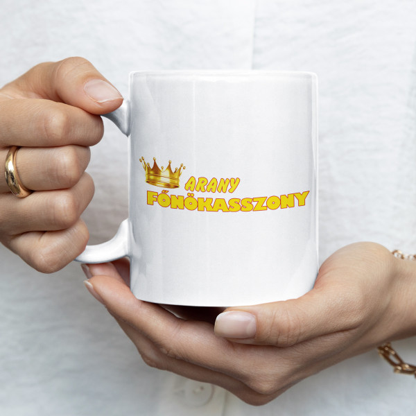 Bögre "Arany főnökasszony" Bögre "Arany főnökasszony"