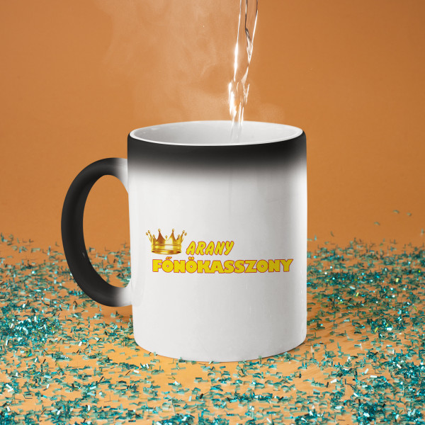 Bögre "Arany főnökasszony" Bögre "Arany főnökasszony"