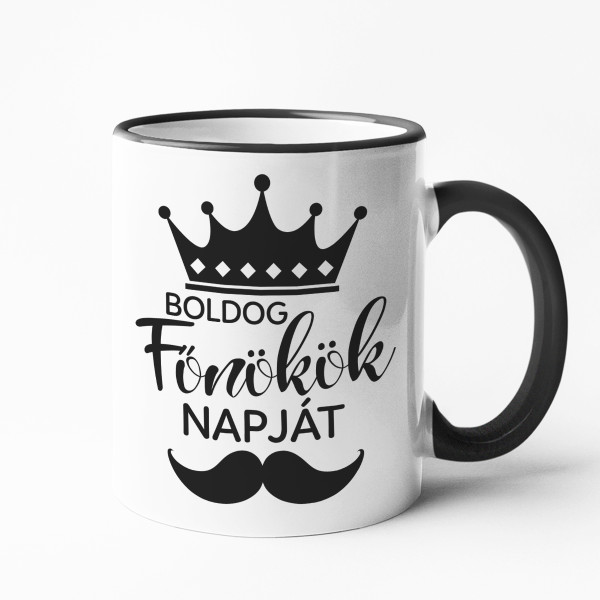 Bögre "Boldog főnök napot!"