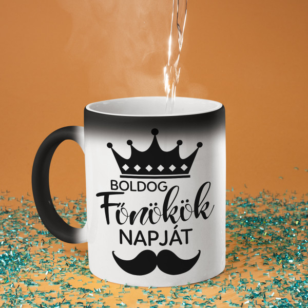 Bögre "Boldog főnök napot!"