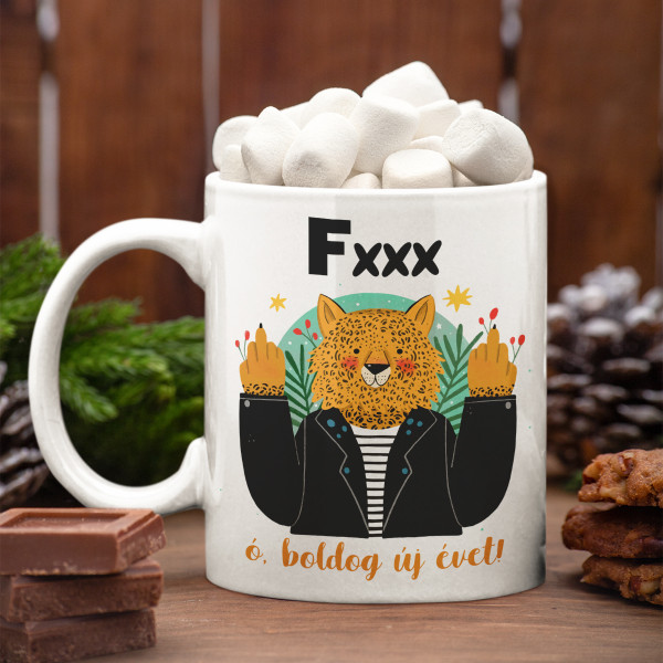 Bögre "Boldog új évet!"