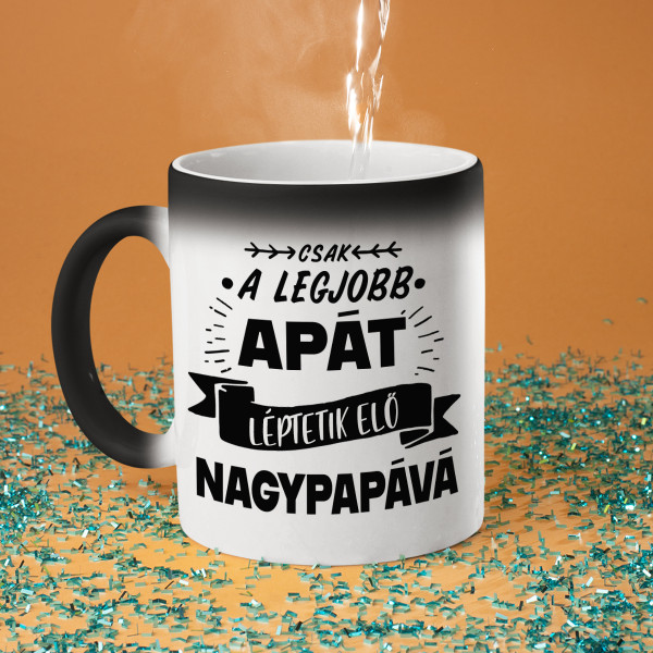 Bögre "Csak a legjobb apa lesz nagyapa"