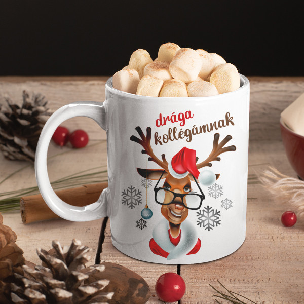 Bögre "Drága kollégámnak"