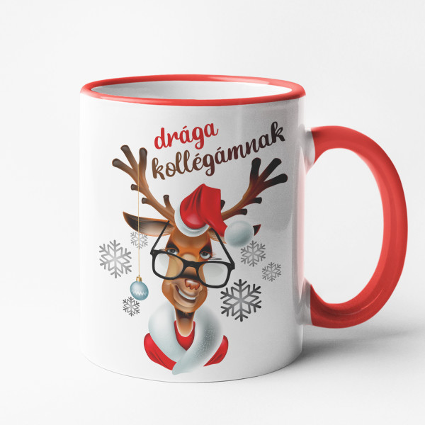 Bögre "Drága kollégámnak"