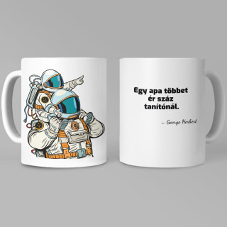 Bögre "Egy apa többet ér, mint száz tanár"