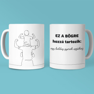Bögre "Egy boldog gyermek apja"