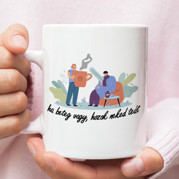 Bögre "Hozok neked teát"