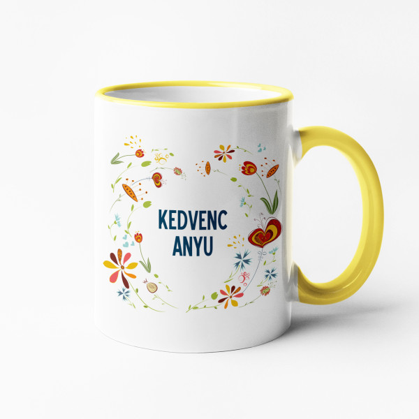 Bögre "Kedvenc anyu"