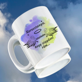 Bögre "Köszönet a keresztanyának"