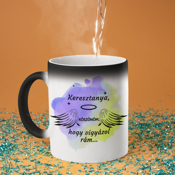 Bögre "Köszönet a keresztanyának"