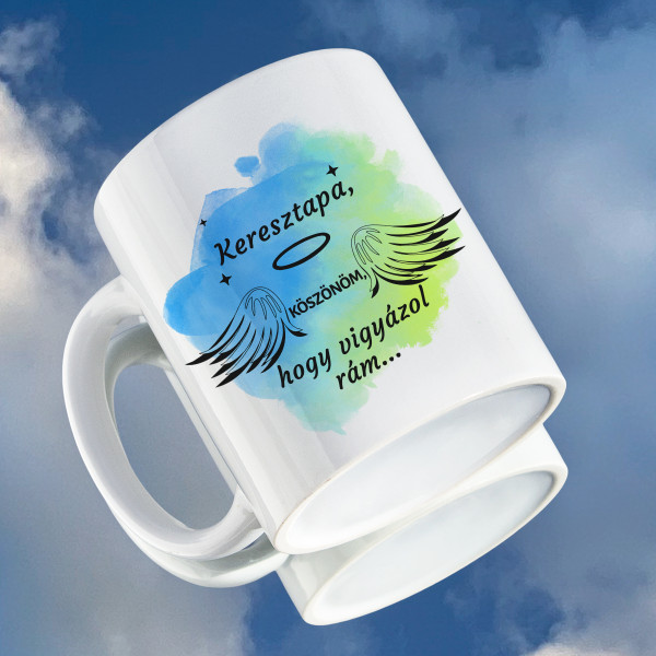 Bögre "Köszönet a keresztapának"