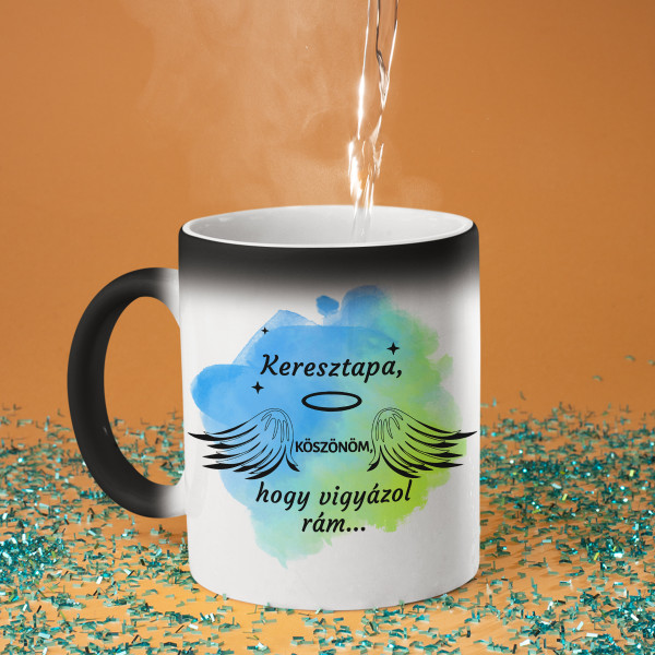 Bögre "Köszönet a keresztapának"