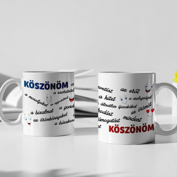 Bögre "Köszönök mindent, anya"