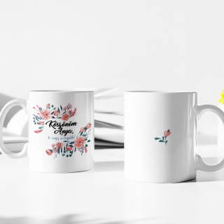 Bögre "Köszönöm anya, te vagy a legjobb"