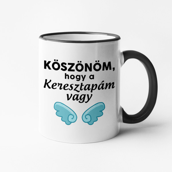 Bögre "Köszönöm, hogy a keresztapám vagy"