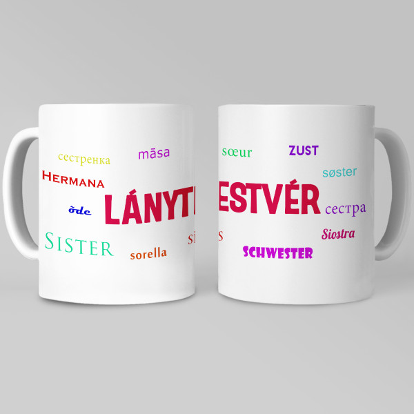 Bögre "Lánytesónak"