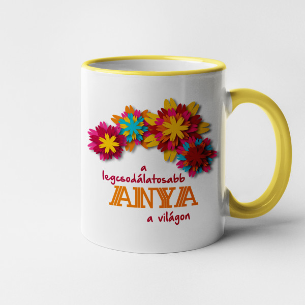 Bögre "Legcsodálatosabb anya"