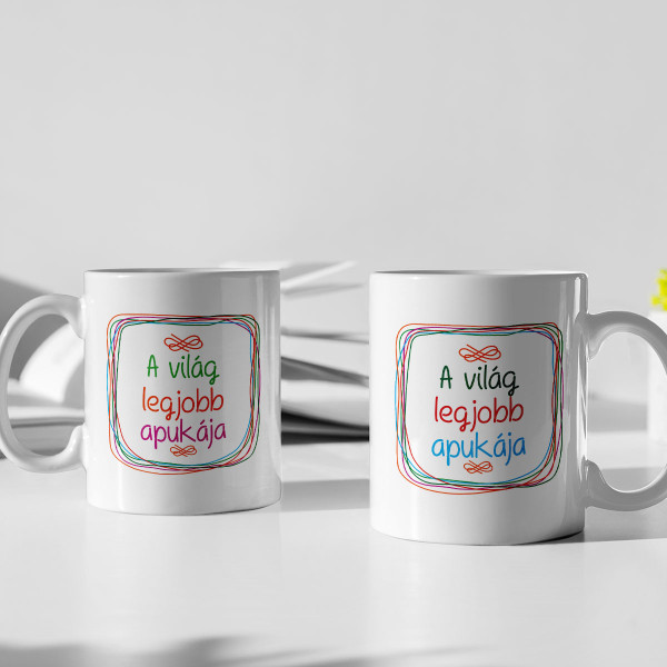 Bögre "Legjobb apa a világon" Bögre "Legjobb apa a világon"