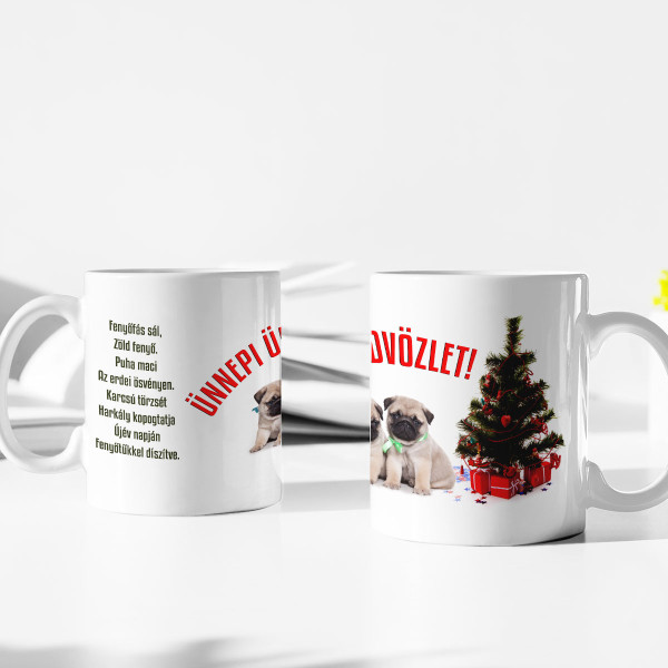 Bögre "Mikulásra várva"