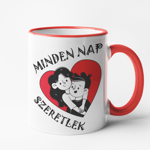 Bögre "Minden nap szeretlek"