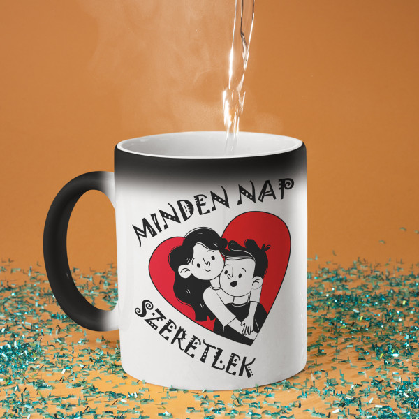 Bögre "Minden nap szeretlek"