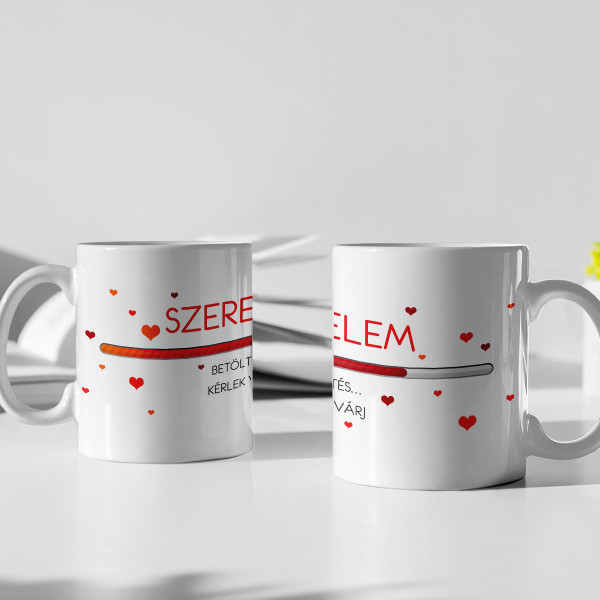 Bögre "Szerelem töltés" Bögre "Szerelem töltés"