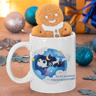 Bögre "Szeretett nagypapámnak"