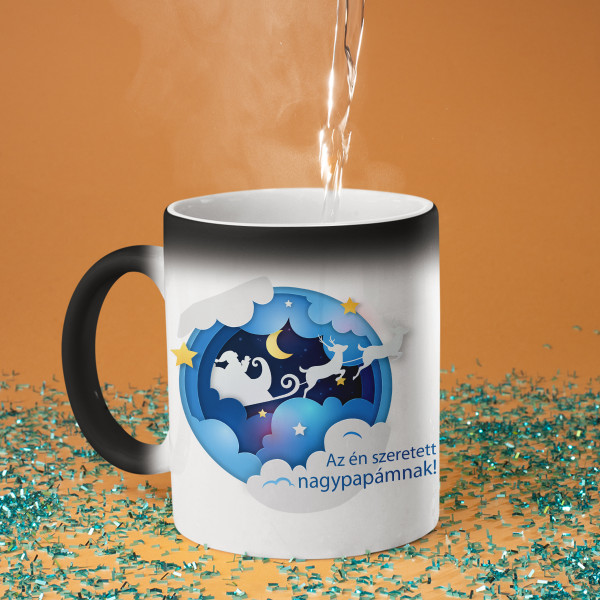 Bögre "Szeretett nagypapámnak"