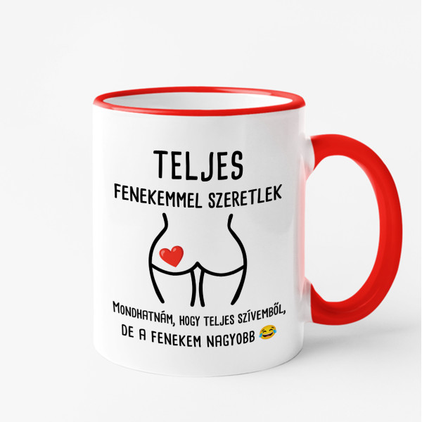 Bögre "Szeretlek teljes..."