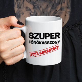 Bögre "Szuper főnökasszony" Bögre "Szuper főnökasszony"