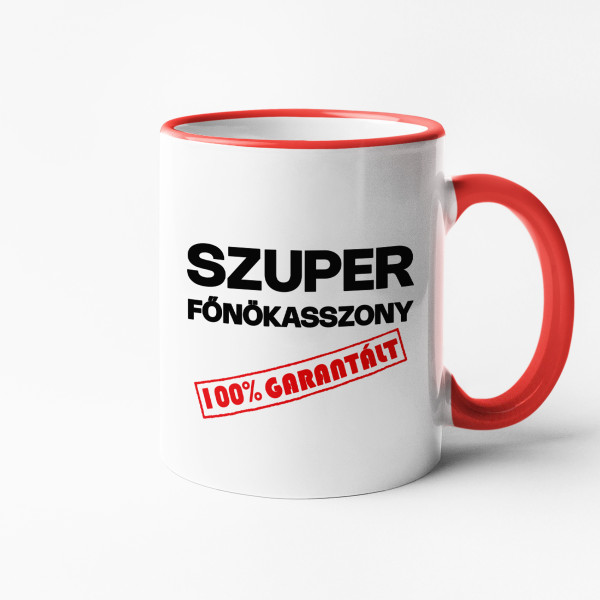 Bögre "Szuper főnökasszony" Bögre "Szuper főnökasszony"