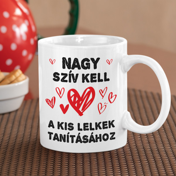 Bögre "Tanári szív"