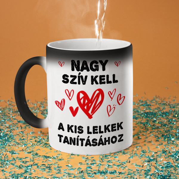 Bögre "Tanári szív"