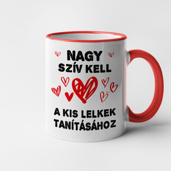 Bögre "Tanári szív"