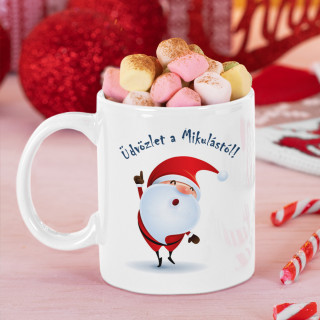 Bögre "Üdvözlet a Mikulástól"