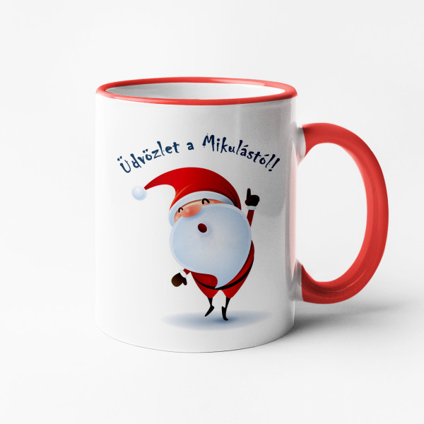 Bögre "Üdvözlet a Mikulástól"