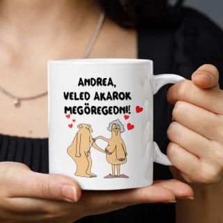 Bögre "Veled akarok megöregedni" a választott névvel