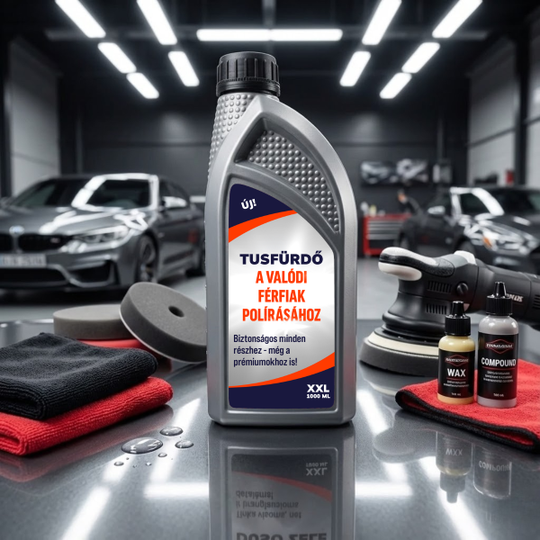 XXL tusfürdő "Az igazi férfiak polírozására" (1000ml)
