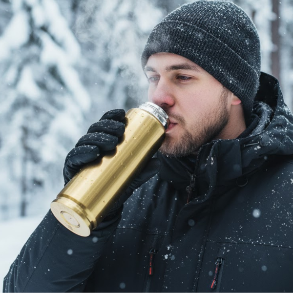 Golyó alakú termosz gravírozott felirattal (1000ml)