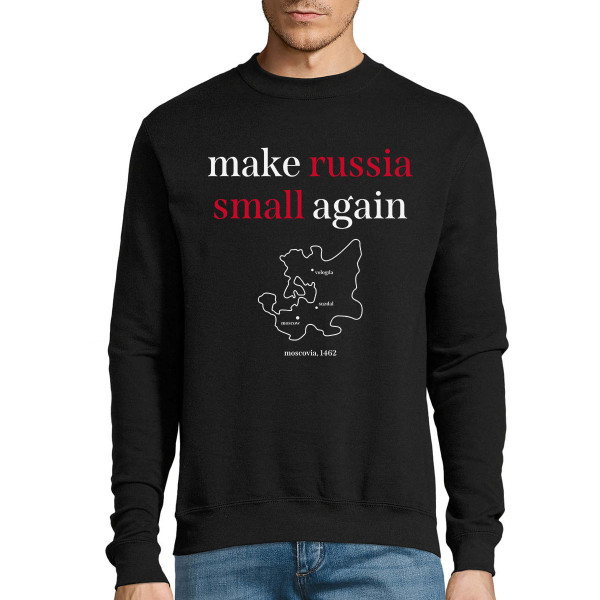 Pulóver "Make Russia small again" (kapucni nélkül)