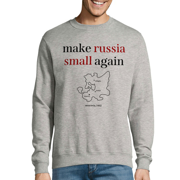 Pulóver "Make Russia small again" (kapucni nélkül)