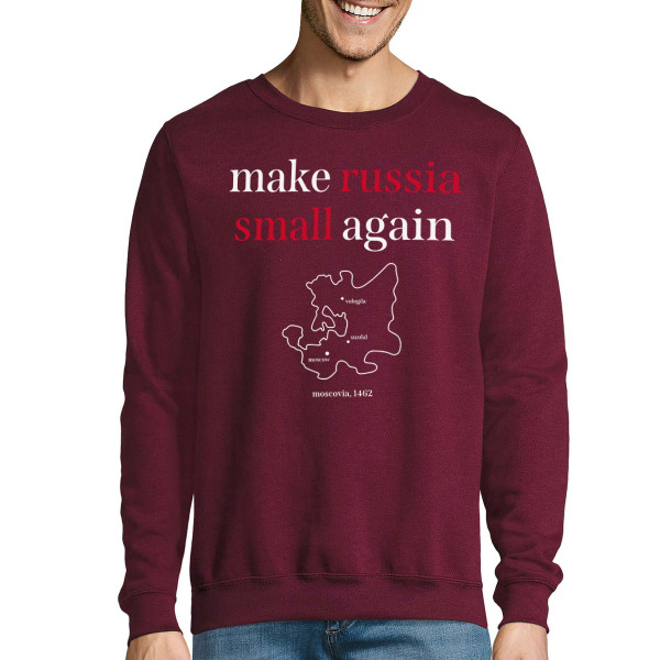 Pulóver "Make Russia small again" (kapucni nélkül)
