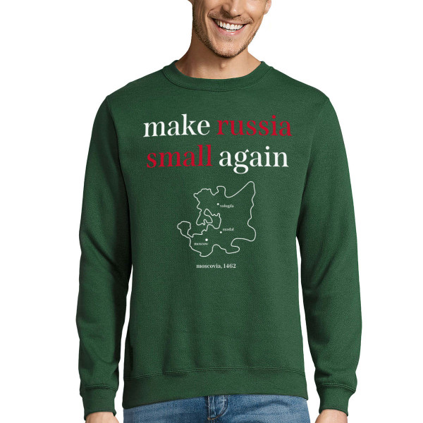 Pulóver "Make Russia small again" (kapucni nélkül)